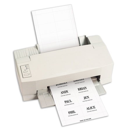 C-Line Products Laser Printer Name Badge Inserts, 8Sheet, 3 12 x 2 14, 56PK Set of 5 PK, 280PK 92423-BX